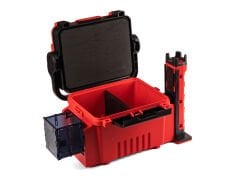 Shufa Çift Katlı Ekstra Dayanıklı Profesyonel Balıkçı Kutu Çanta 12L Kırmızı