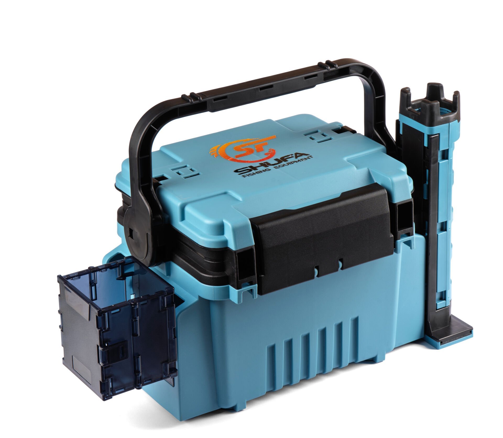 Shufa Çift Katlı Ekstra Dayanıklı Profesyonel Balıkçı Kutu Çanta 12L Mavi