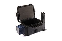 Shufa Çift Katlı Ekstra Dayanıklı Profesyonel Balıkçı Kutu Çanta 12L Siyah