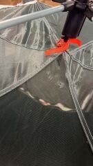 SHUFA Tam Otomatik Su Ve Rüzgar Geçirmez Gölgelikli Altıgen Çadır Aile Çadırı 280*240*155 CM (Küçük bir kusur vardır)