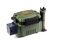 Shufa Çift Katlı Ekstra Dayanıklı Profesyonel Balıkçı Kutu Çanta 12L Haki