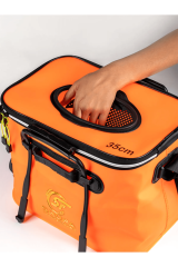 SHUFA Katlanabilir Balıkçı Kovası Çok Fonksiyonlu Taşınabilir Yem Kovası Kamp Için Canlı Balık Kabı SFF8679120680987