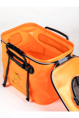 SHUFA Katlanabilir Balıkçı Kovası Çok Fonksiyonlu Taşınabilir Yem Kovası Kamp Için Canlı Balık Kabı SFF8679120680987