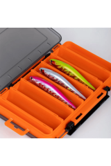 SHUFA Lure Box Çift Taraflı Kutu 110mm - Turuncu Plasticbox F04 XS