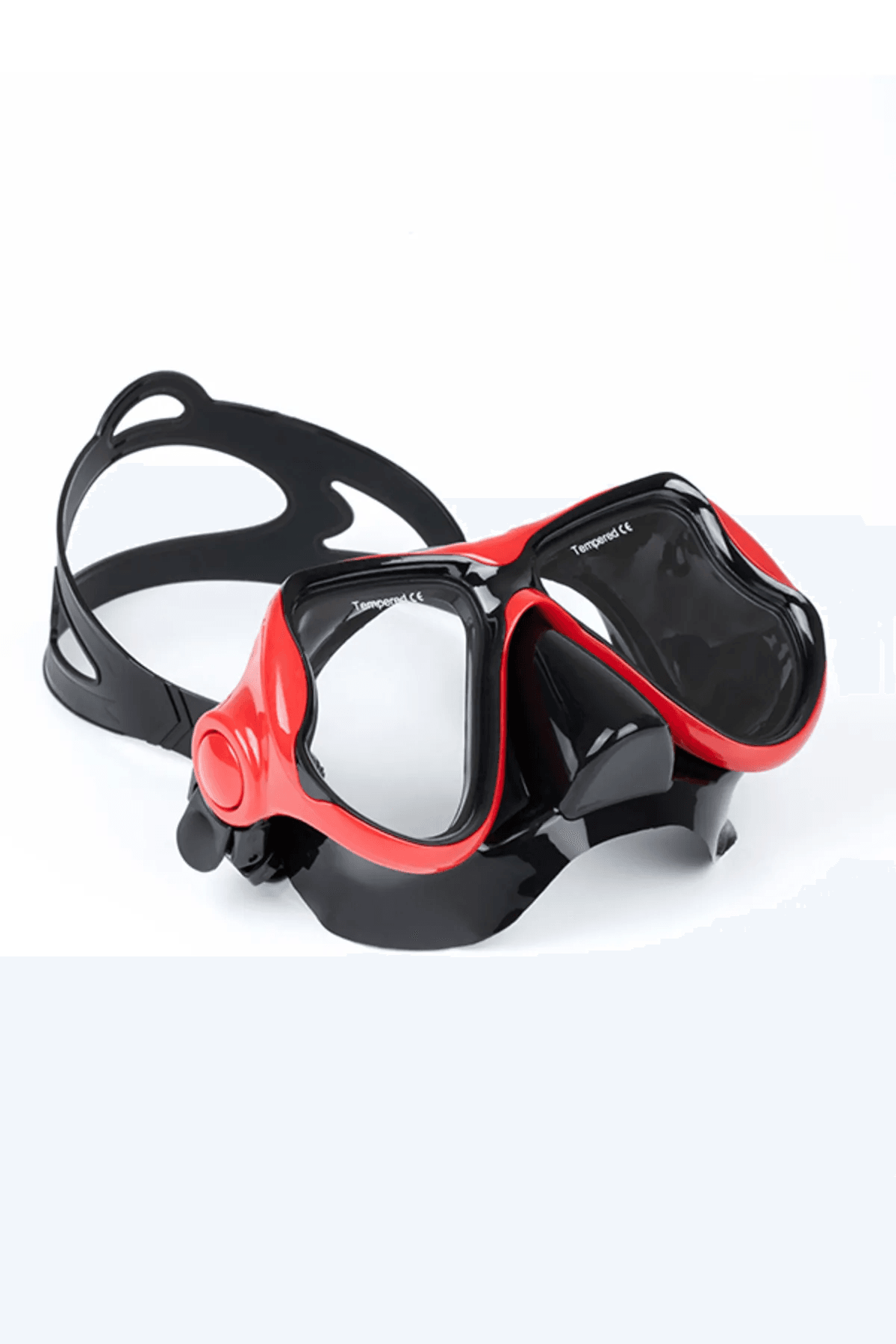 SHUFA DALIŞ MASKE VE ŞNORKEL SETİ KIRMIZI QS19