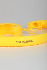 SHUFA DALIŞ MASKE VE ŞNORKEL SETİ SİLİKON SARI QS15