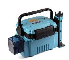 Shufa Çift Katlı Ekstra Dayanıklı Profesyonel Balıkçı Kutu Çanta 12L Mavi