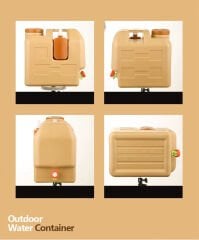 SHUFA Açık Su Konteyneri Piknik Kamp Içme Kova Depolama Taşıyıcı  20L