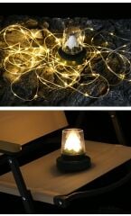 SHUFA 10 Metre LED Işık, Gece Lambası ve Işık Zinciri Kamp Lambası