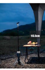 SHUFA GLAMPING Taşınabilir Kamp Işığı | Uzun Şarj Süresi | Uzaktan Kumanda | Alüminyum Teleskopik Tripodlu Lamba 10,000 mA