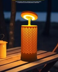 SHUFA GLAMPING Taşınabilir & Asılabilir Teleskopik LED Kamp Lambası — Atmosfer + Aydınlatma, Çok Fonksiyonlu (3500mA)