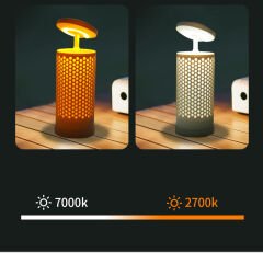 SHUFA GLAMPING Taşınabilir & Asılabilir Teleskopik LED Kamp Lambası — Atmosfer + Aydınlatma, Çok Fonksiyonlu (3500mA)