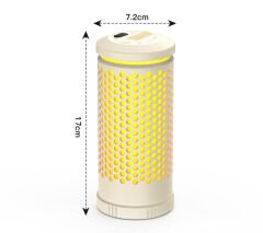 SHUFA GLAMPING Taşınabilir & Asılabilir Teleskopik LED Kamp Lambası — Atmosfer + Aydınlatma, Çok Fonksiyonlu (3500mA)