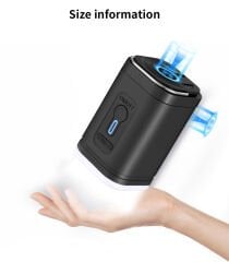 SHUFA GLAMPING 3'ü 1 Arada Taşınabilir USB Şarjlı Elektrikli Hava Pompası – Şişirme/Çekme & LED Işıklı