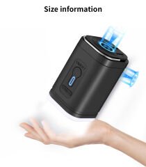 SHUFA GLAMPING 3'ü 1 Arada Taşınabilir USB Şarjlı Elektrikli Hava Pompası – Şişirme/Çekme & LED Işıklı