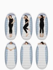 Oval Tasarım Ekstra Geniş Çift Elden Çıkışlı Kaz Tüyü Uyku Tulumu