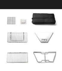 Taşınabilir Paslanmaz Çelik Ateş Yakma Standı, Kolay Sökülüp Takılabilir Mangal / Barbekü Izgarası 31*31*22CM