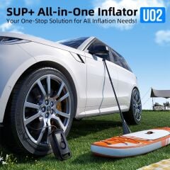 SHUFA GLAMPING Çok Amaçlı Kablosuz Hava Pompası | SUP Çadırları ve Otomobil Lastikleri Uyumlu | 150 PSI Yüksek Basınçlı Hızlı Şişirme