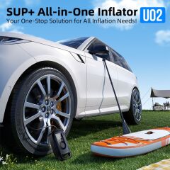 SHUFA GLAMPING Çok Amaçlı Kablosuz Hava Pompası | SUP Çadırları ve Otomobil Lastikleri Uyumlu | 150 PSI Yüksek Basınçlı Hızlı Şişirme