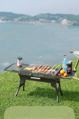 SHUFA GLAMPING Çift Kanatlı Portatif Kamp Mangal Izgarası