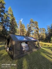 SHUFA GALAKSİ SERİSİ 17.2 Metrekare Otomatik Şişme Çadır 480*360*230CM Şeffaf Pencereli ve Kapılı （ikinci el）