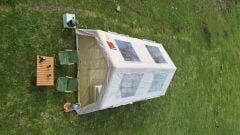 SHUFA GALAKSİ SERİSİ 17.2 Metrekare Otomatik Şişme Çadır 480*360*230CM Şeffaf Pencereli ve Kapılı （ikinci el）