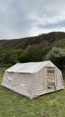 SHUFA GALAKSİ SERİSİ 17.2 Metrekare Otomatik Şişme Çadır 480*360*230CM Şeffaf Pencereli ve Kapılı （ikinci el）