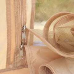 SHUFA Galaksi Serisi Turuncu | 13.68 m² Otomatik Şişme Kamp Çadırı – 4 Mevsim – Şeffaf Tavanlı – 380x360x220 cm BEJ （ikinci el）