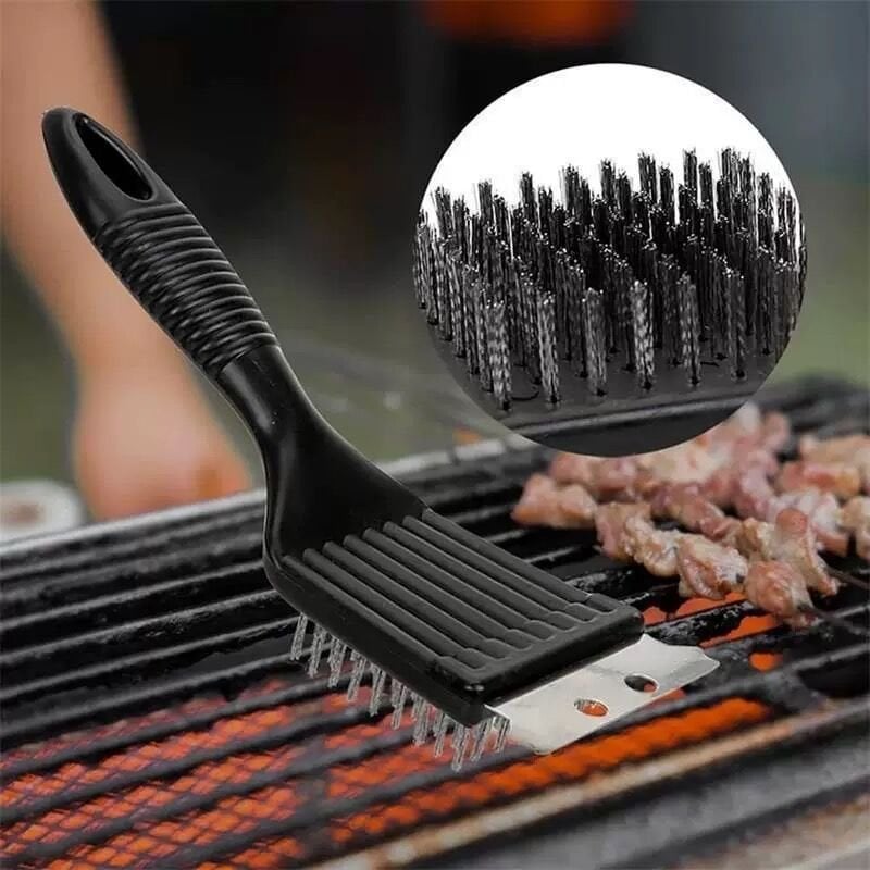 BBQ Izgara Temizleme Fırçası Paslanmaz Çelik Tel – Mangal ve Grill İçin Dayanıklı Temizleyici