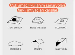 Shufa Su Geçirmez Çok Amaçlı Branda-3.8x3.6m