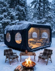 SHUFA GLAMPING Uzay Kapsülü Şişme Kamp Çadırı 350*300*200CM