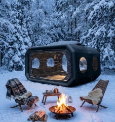 SHUFA GLAMPING Uzay Kapsülü Şişme Kamp Çadırı 350*300*200CM