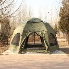SHUFA 16 Metrekare Küresel kubbe şişme çadır （YEŞİL）