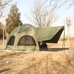 SHUFA 16 Metrekare Küresel kubbe şişme çadır （YEŞİL）