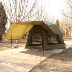 SHUFA 16 Metrekare Küresel kubbe şişme çadır （YEŞİL）