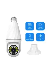 SHUFA Akıllı Ev WiFi Güvenlik Kamerası – 360° Dönebilir, Gece Görüşü