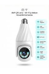 SHUFA Akıllı Ev WiFi Güvenlik Kamerası – 360° Dönebilir, Gece Görüşü