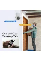 SHUFA Akıllı WiFi Güvenlik Kamerası Uzaktan İzleme Ev Güvenliği
