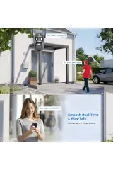 SHUFA Çift Görünümlü Akıllı WiFi Kamera – Dış Mekan, Su Geçirmez, Gece Görüşü, Mobil Uzaktan İzleme