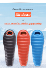 SHUFA Mumya Kamp Uyku Tulumu SİYAH -15c SFK8679120681473