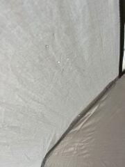 SHUFA Tam Otomatik Su Ve Rüzgar Geçirmez Gölgelikli Altıgen Aile Çadırı 280x240x155 Cm BEJ （İKİNCİ EL)）