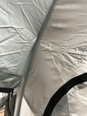SHUFA Tam Otomatik Su Ve Rüzgar Geçirmez Gölgelikli Altıgen Aile Çadırı 280*240*155 CM SFK8679120681311-ZP29 (KUSURLU ÜRÜN)