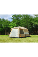 SHUFA Büyük Uzay Açık Kamp Çadırları 8-10 Kişi Çift Kat 1 Oda 1 Oturma Odası Lüks Su Geçirmez Kamp Çadırı