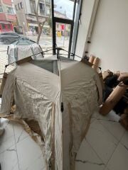 SHUFA 4 Tarafı Kare Tenteli Tam Otomatik Kamp Çadırı 240*240*155-ZP10 (KUSURLU ÜRÜN)