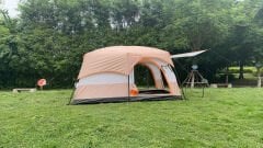SHUFA BEJ Aile Boyu Büyük Kamp Çadırı 2 Oda 1 Salon 420*305*200 CM - ZP67