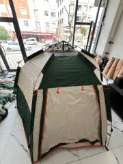 SHUFA Tam Otomatik Su Ve Rüzgar Geçirmez Gölgelikli Altıgen Aile Çadırı 280*240*155 CM SFK8679120681311-ZP29 (KUSURLU ÜRÜN)