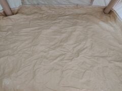 SHUFA Galaksi Serisi Bej Renk 8 m² Şişme Kamp Çadırı – 4 Mevsim – Geniş & Şeffaf Tavanlı – 315x250x220 cm-ZP86 ( KUSURLU ÜRÜN )