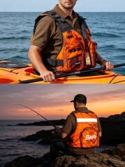Ayarlanabilir Can Yeleği – Balıkçılık, Sörf, Kano, SUP ve Su Sporları için Güvenlik Yeleği
