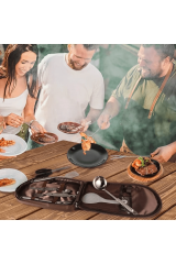 SHUFA KAHVERENGİ RENK MUTFAK ÇANTASI – KAMP MUTFAK ÇANTASI