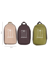 SHUFA KAHVERENGİ RENK MUTFAK ÇANTASI – KAMP MUTFAK ÇANTASI